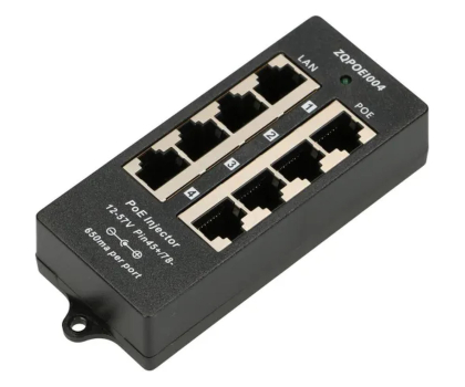 Akcesoria sieciowe ExtraLink 4 Portowy PoE Injector 4x 100Mb/s RJ45